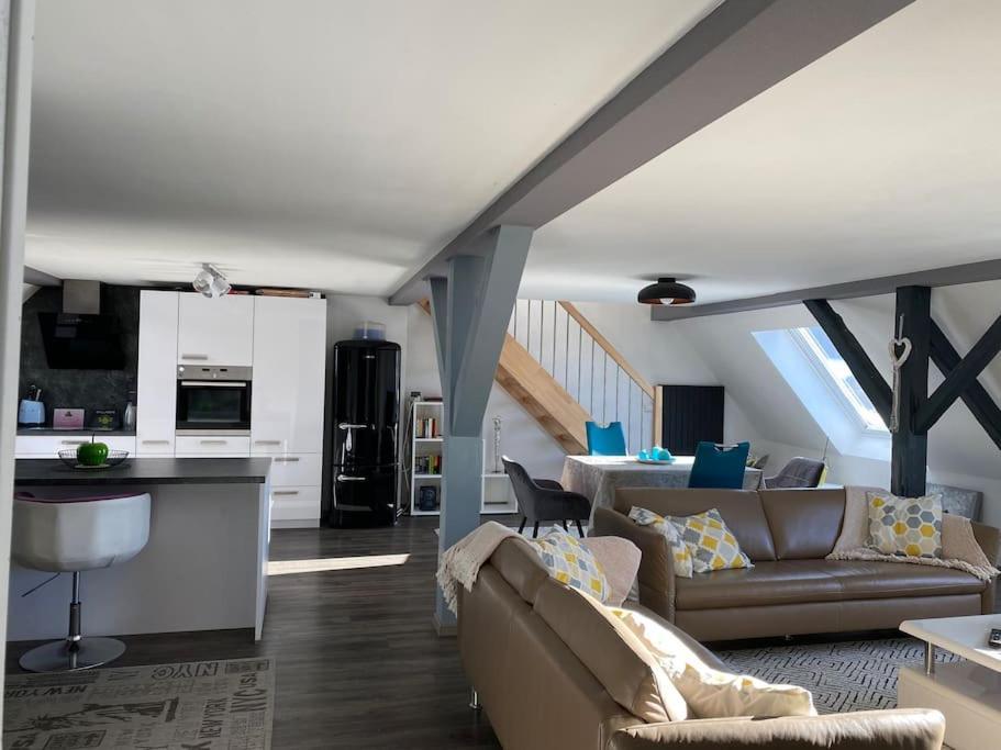 Loft Wohnung Mit Toller Aussicht Messstetten Extérieur photo