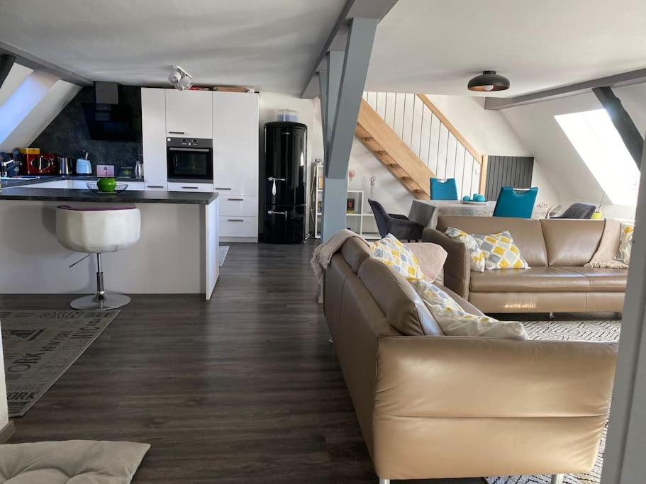 Loft Wohnung Mit Toller Aussicht Messstetten Extérieur photo